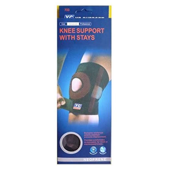 Breathable Knee Support With Advanced Open Statella Stabilizer & Fully Adjustable
