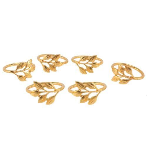 6Pcs/Lot Hotel Napkin Ring Napkin Holder Fall