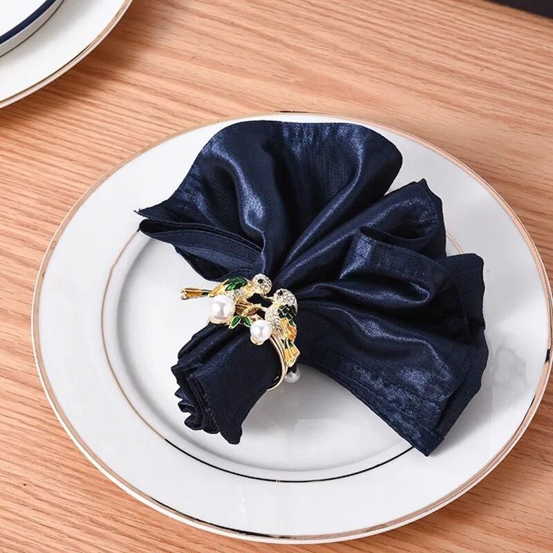 10pcs Hotel animal napkin ring drip Bird bird sparrow magpie napkin ring napkin buckle cloth ring