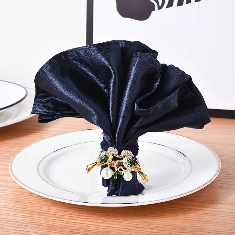10pcs Hotel animal napkin ring drip Bird bird sparrow magpie napkin ring napkin buckle cloth ring
