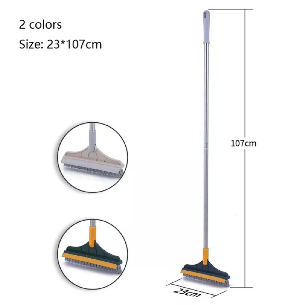 3-in-1 Floor/Bathroom Ground Seam Floor Long Handle Cleaning Brush