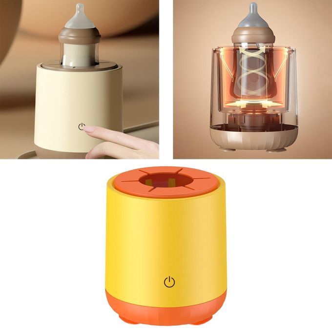 Automatic Baby Milk Bottle Shaker 3 Setting For Infant Baby Yellow