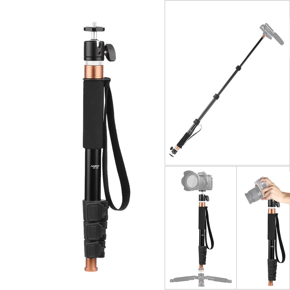 Andoer TP-148 94.6cm/37.2'' Adjustable Lightweight Monopod Unipod Microphone Boom Pole Max. Load 5kg for Camera & Microphone