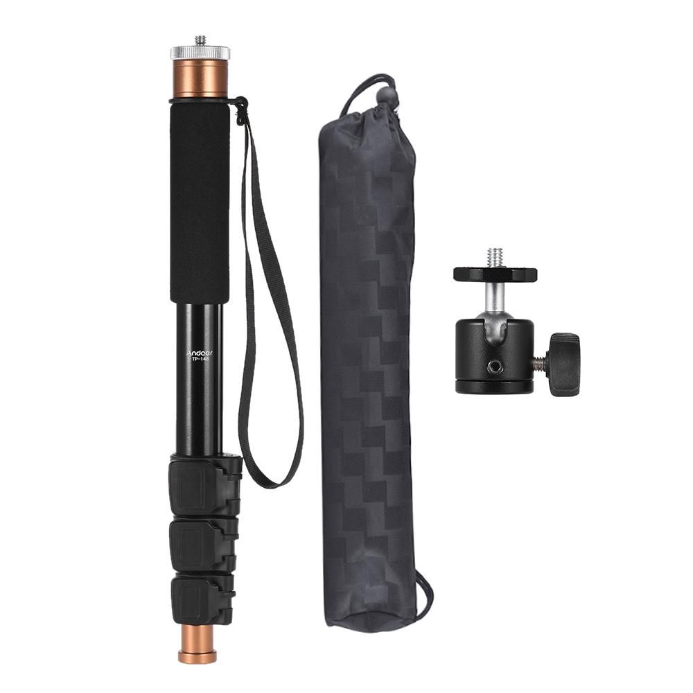 Andoer TP-148 94.6cm/37.2'' Adjustable Lightweight Monopod Unipod Microphone Boom Pole Max. Load 5kg for Camera & Microphone