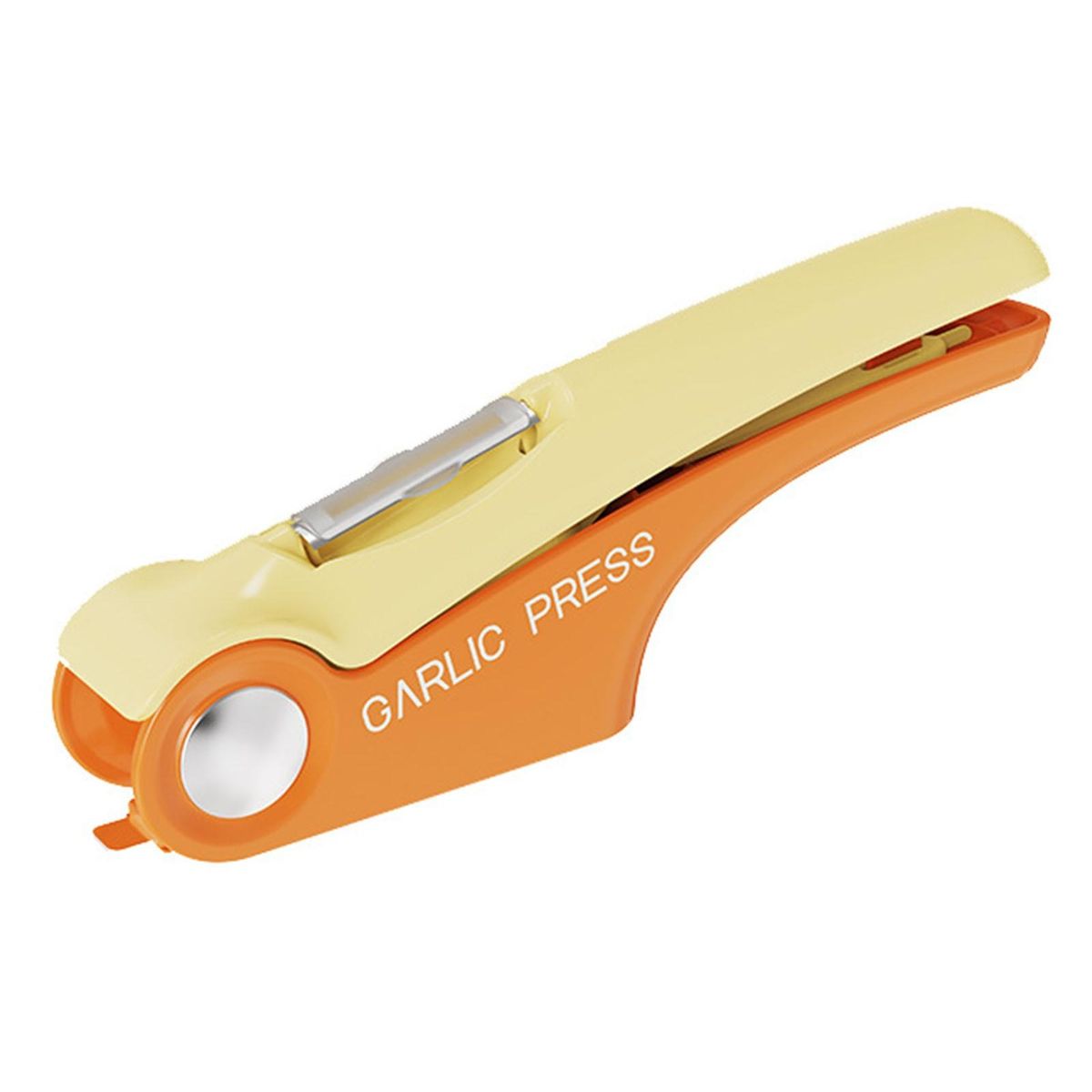 Garlic Masher Manual Garlic Press Crusher Ginger Masher Tool Orange