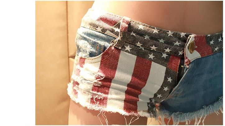 2017 New Brand Women Denim Shorts Summer Mini Shorts USA
