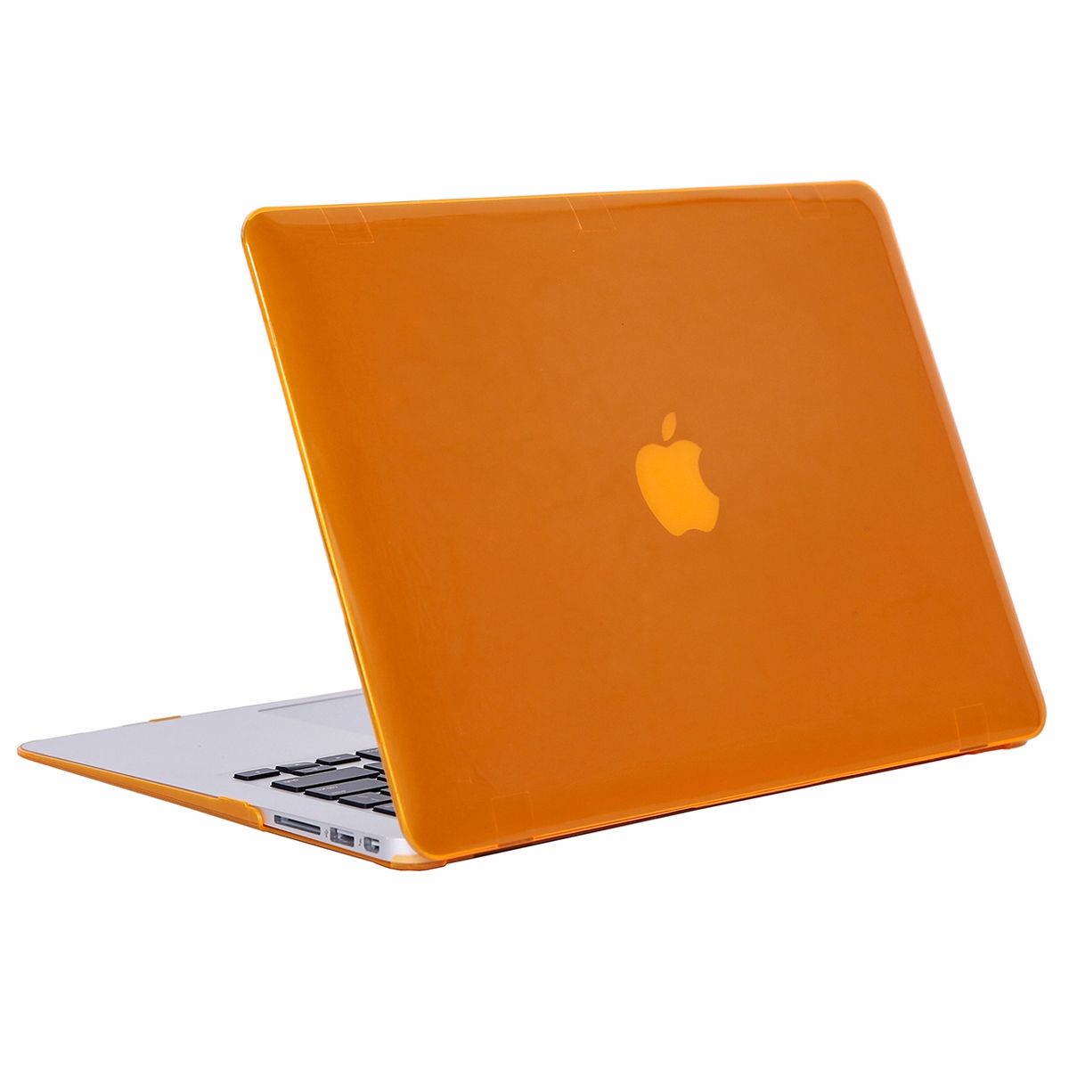 13" Air Case, Crystal Hard Rubberized Cover For Macbook Air 13.3 Inch, Orange
