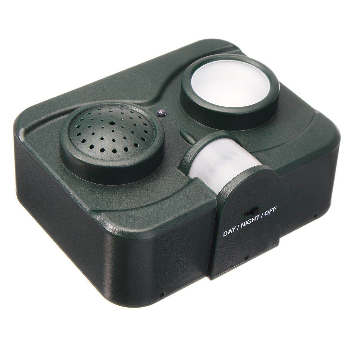 Solar Bird Ultrasonic Acousto-Optic Repellent Deterrent Pigeon Scarer
