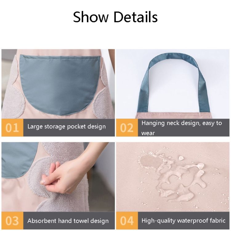 2 PCS Apron, Colour: Chef Light Pink (Ordinary)