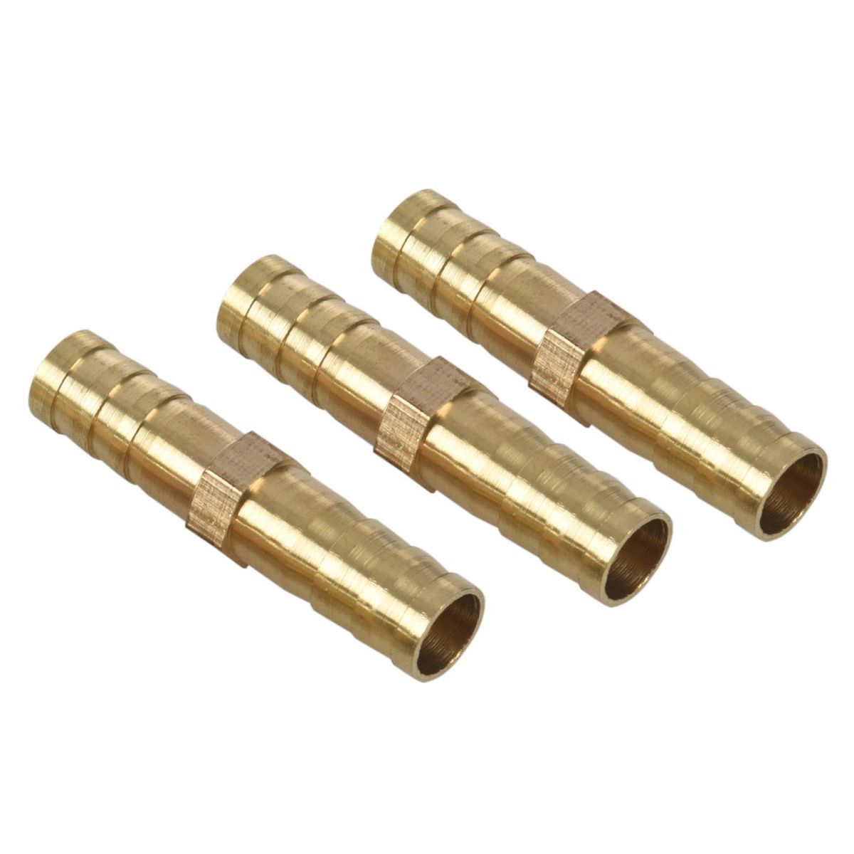 5pcs 8mm Inner Dia Air Straight Hose Pipe Barb Coupler