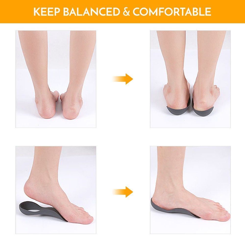 Orthotic Shoe Inserts Arch Support Foot Insoles For Plantar