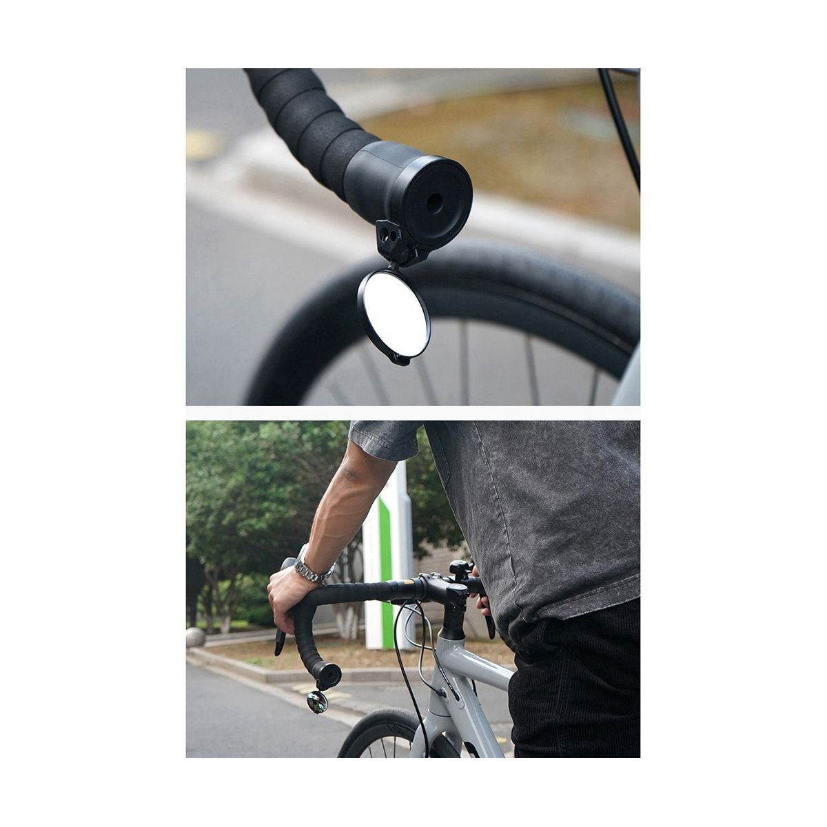 Bicycle Handlebar Reflector Road Bike Mountain Mirror Bike Rotatable Adjustable Mini Rear View Mirror 28 to 32mm