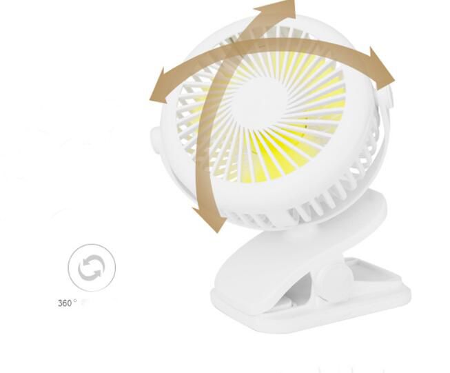 Mini Fan Mini Bed Portable Mute Student Hostel Clip Fan