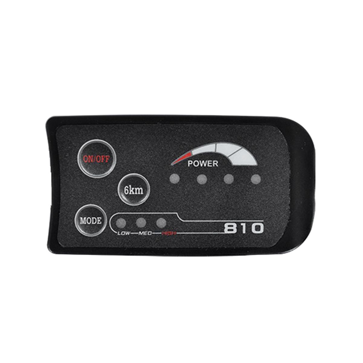 S810 E-Bike LED Display Meter 36V IP65 UART Protocol SM 5+2 PIN for Electric Bicycle Electric Bike Meter