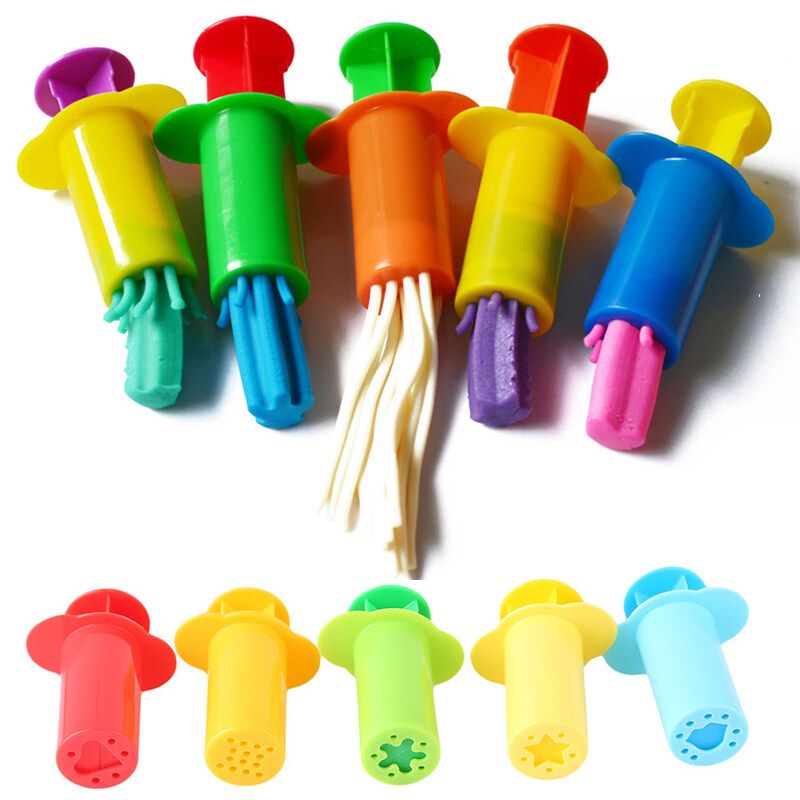 Plasticine Mold Tools Kit Polymer Clay DIY Stars Noodles Plasticine Slime Accessories Tools Educational Toy For Kid