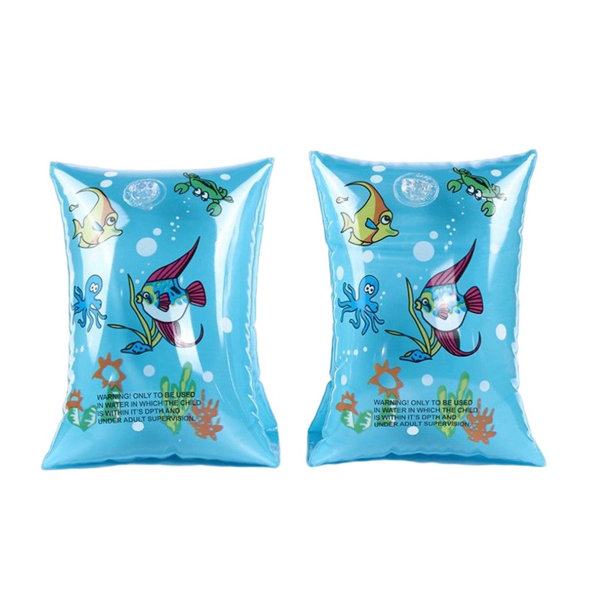2 Pieces Inflatable Arm Bands Roll Up Sleeves Safety Party
