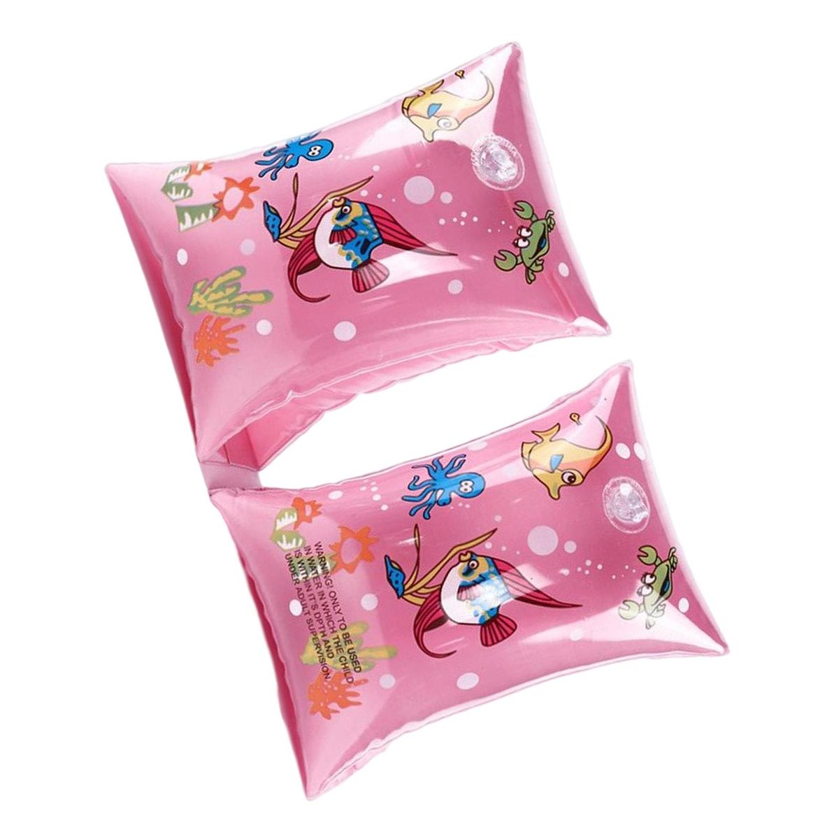 2 Pieces Inflatable Arm Bands Roll Up Sleeves Safety Party