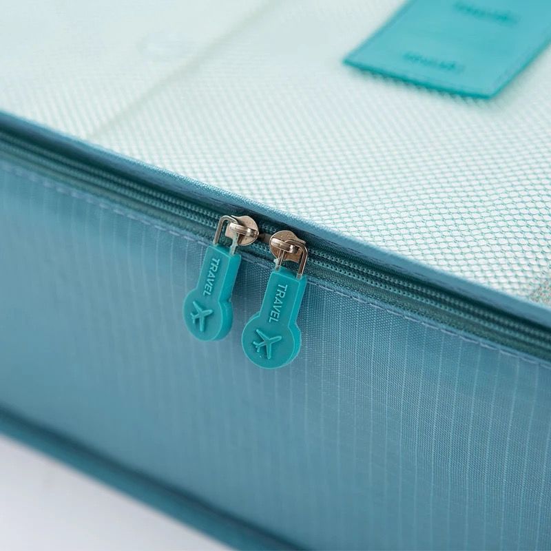 6pcs Travel Storage Bag Waterproof Clothes Packing Cube Set