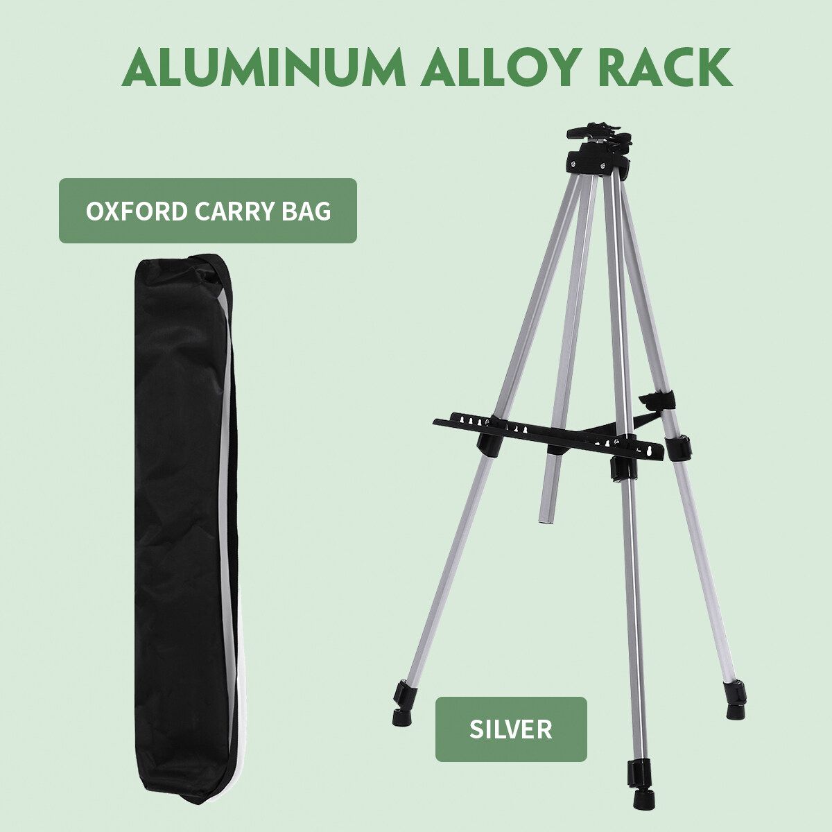 UK Aluminum Alloy Easel Telescopic Tripod Drawing Board Display Stand