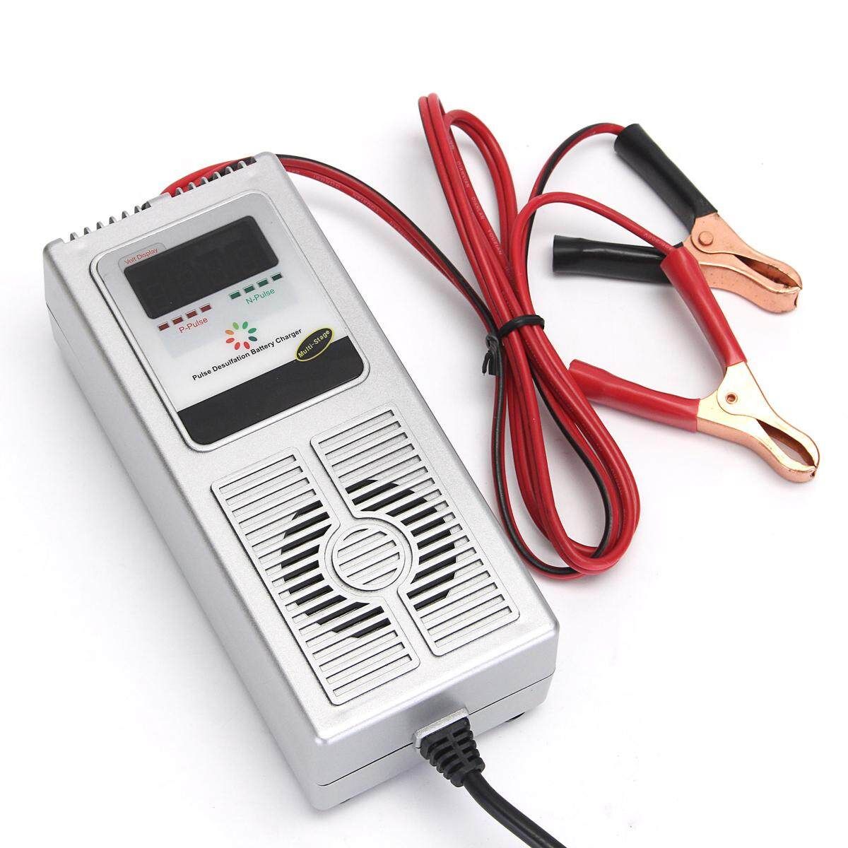 12V 8A Smart Car Vehicle Charger Desulfator Maintainer 30-120AH US Plug
