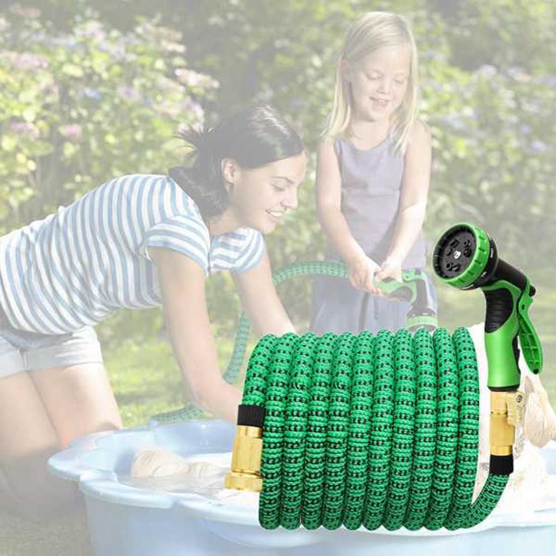 Garden Hose 25FT Water Hose Retractable with 10 Function