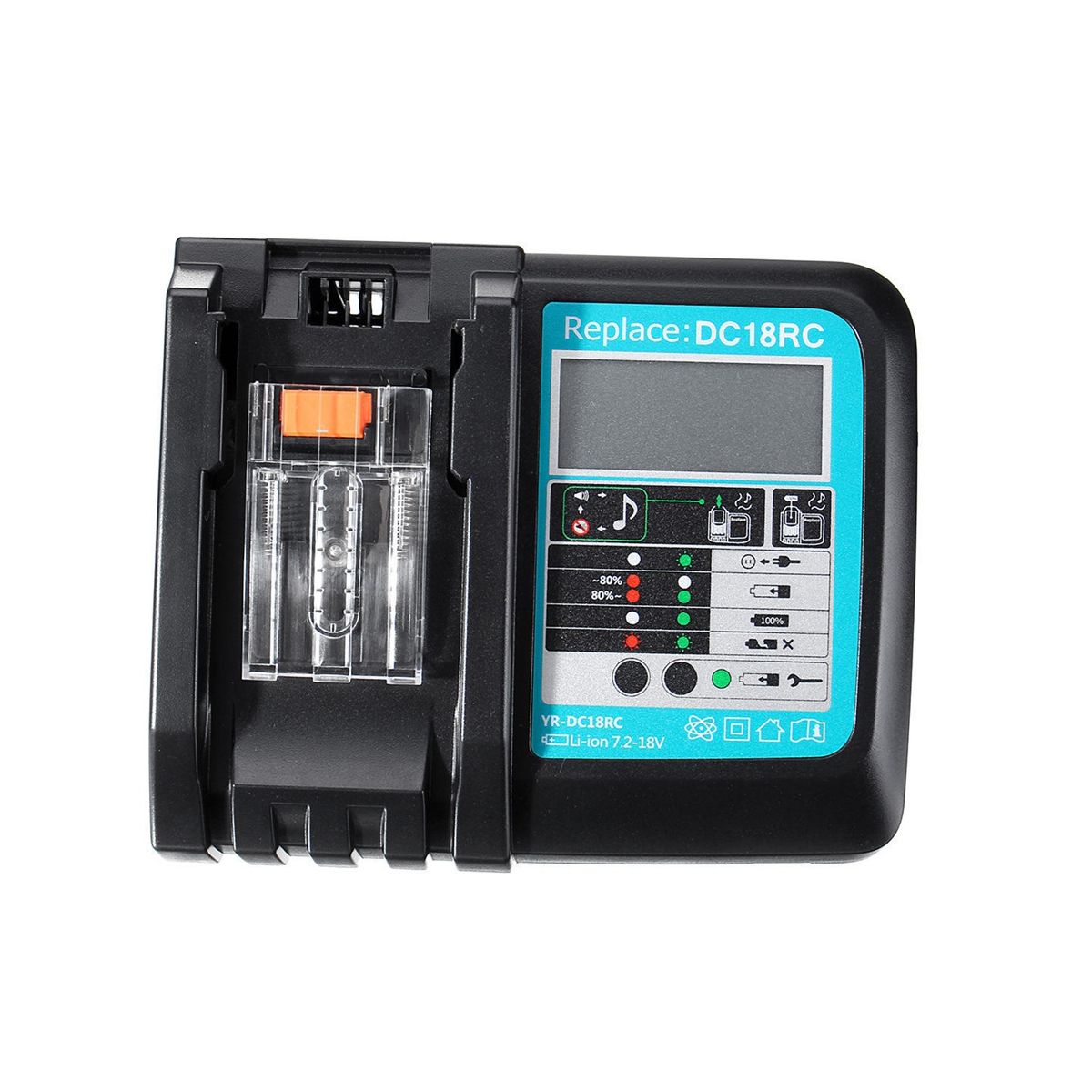 DC18RC Li-Ion Battery Charger for Makita 14.4V 18V Battery