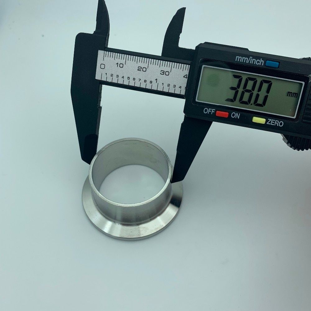 38mm Pipe OD X 1.5" Tri Clamp 304 Stainless Steel Sanitary Weld Fitting For Home Brew Wine Ferrule OD 50.5mm