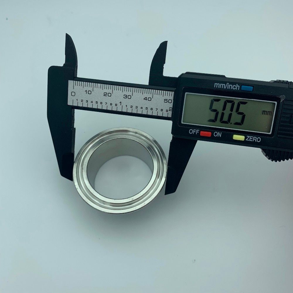 38mm Pipe OD X 1.5" Tri Clamp 304 Stainless Steel Sanitary Weld Fitting For Home Brew Wine Ferrule OD 50.5mm