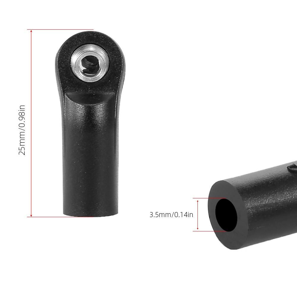 10pcs Rod Ends M4 Bent Width Balls