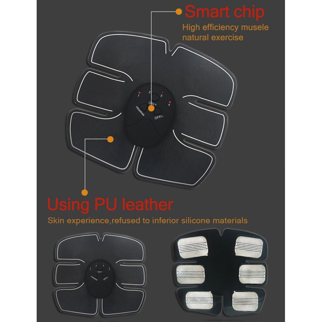 Intelligent Shaping System EMS Body Toning Elecrode Kit Muscle Stimulator Home Fitness Training Gear For Men / Women