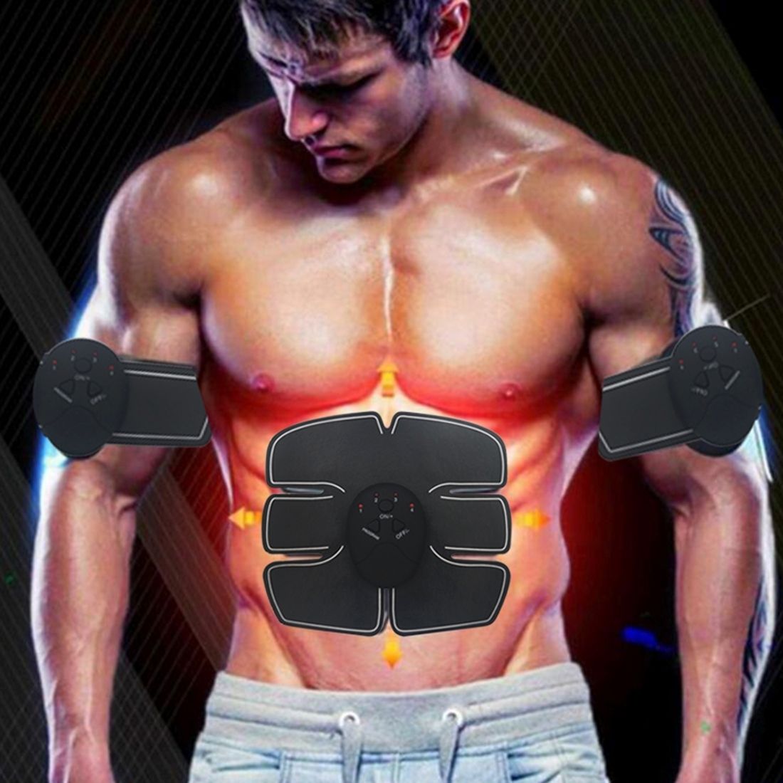 Intelligent Shaping System EMS Body Toning Elecrode Kit Muscle Stimulator Home Fitness Training Gear For Men / Women