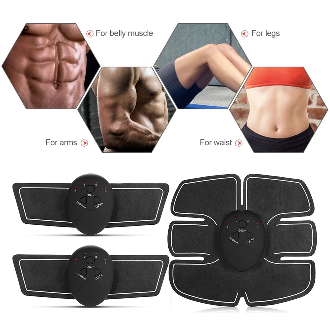 Intelligent Shaping System EMS Body Toning Elecrode Kit Muscle Stimulator Home Fitness Training Gear For Men / Women