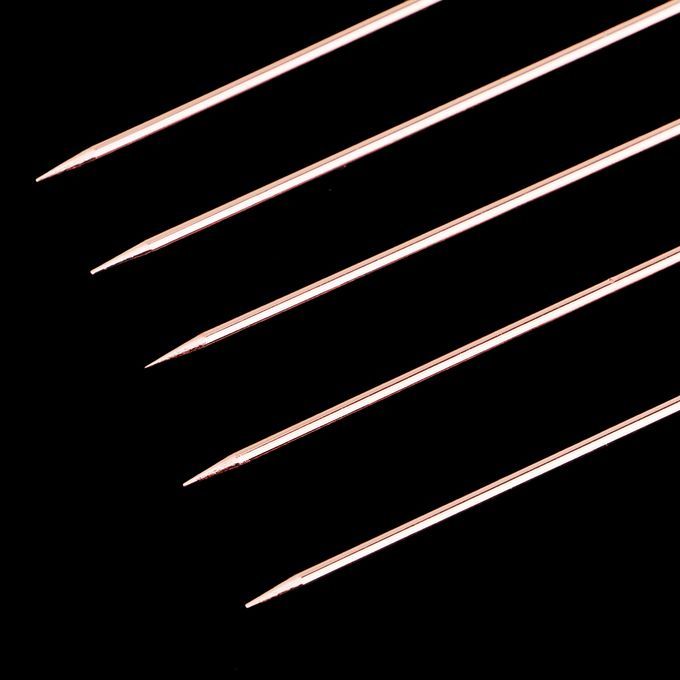 5pcs Stainless Steel Cocktail Fruit Sticks Bar Tool Bead-Rose Gold