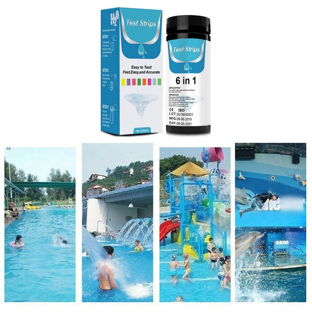 6 In 1 PH Test Strips Tester Paper Water Soilsting PH Level Kit Water Testing-multicolor-150PCS