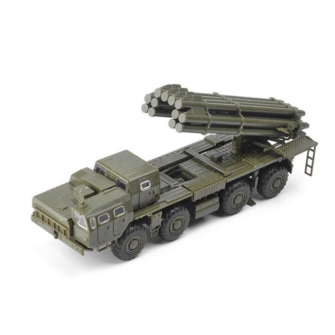 1/72 Russian Rocket Launcher Model Simulated Display Vehicle Kids