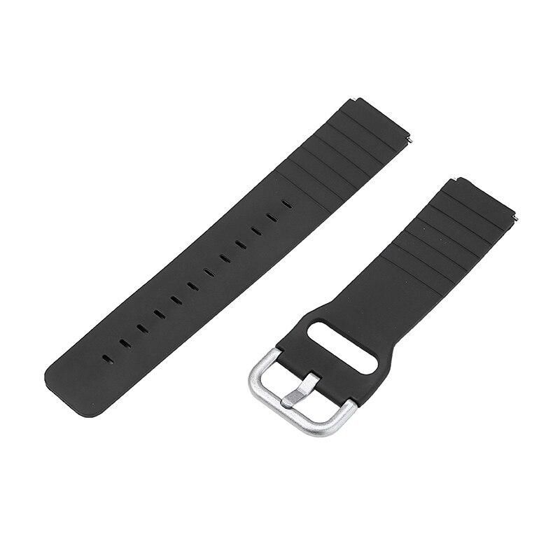 19 mm Watchbands For Xiaomi Haylou Solar Sport Replacement Strap Casual Silicone Adjustable Wrist Band Watch Accessories