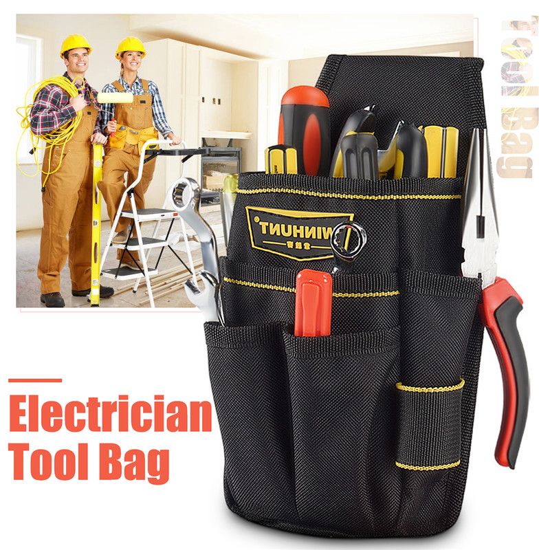 Electrician Tool Pouch Waist Bag Multi-function Screwdriver