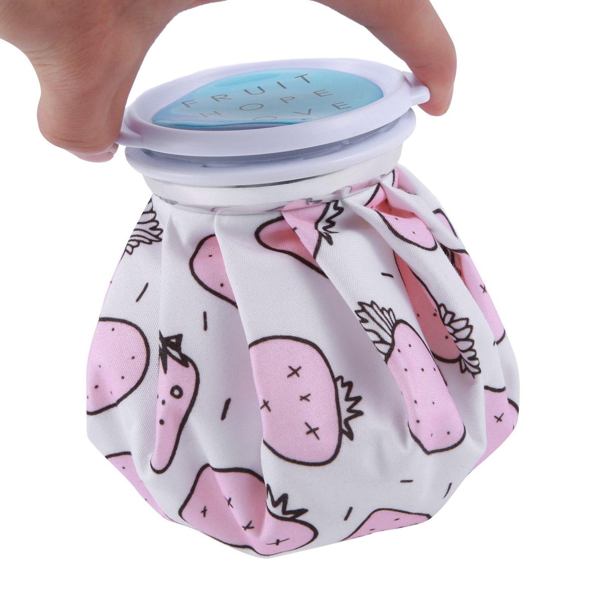 Cute cartoon summer ice water cooler hot and