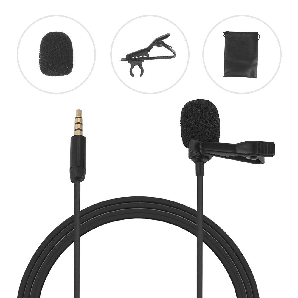 Omni-directional Electret Condenser Lavalier Microphone With