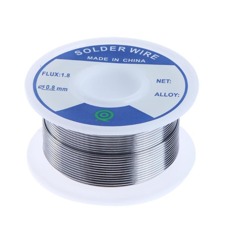 Solder Wire 50g Lead-Free Tin Silver Solder Wire Flux 1.8 3% Silver 0.8mm Speaker Solder Wire DIY Soldering Rolling Wire