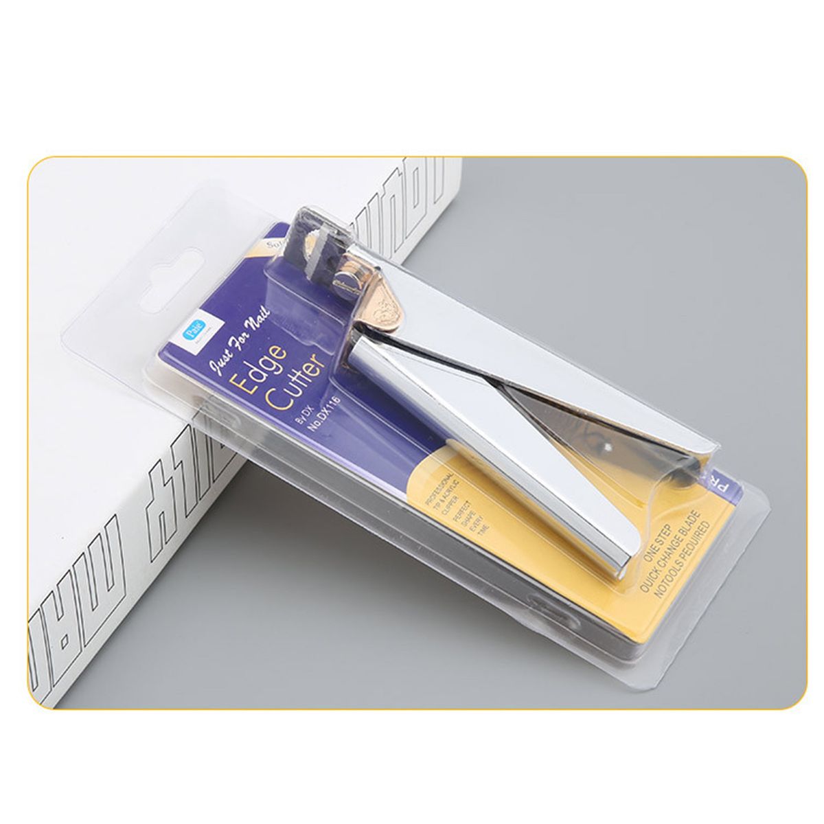 Nail Tip Clipper Nail Edge Cutter Adjustable Stainless Steel
