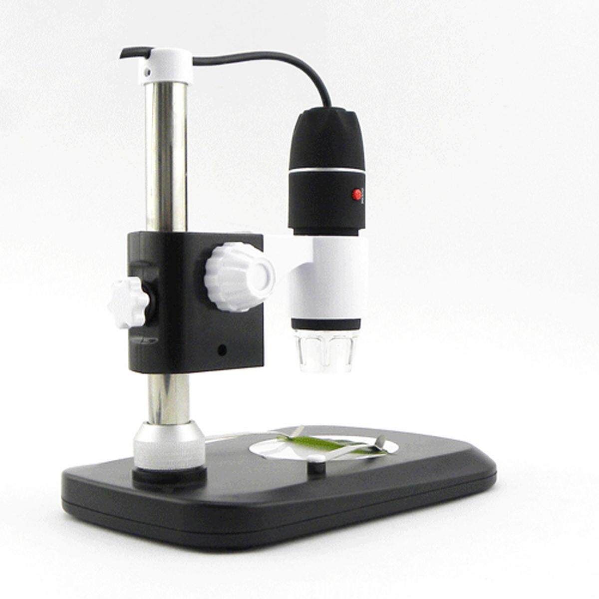 1600X 8LED USB Digital Microscope Endoscope Magnifier Camera +Stand Holder
