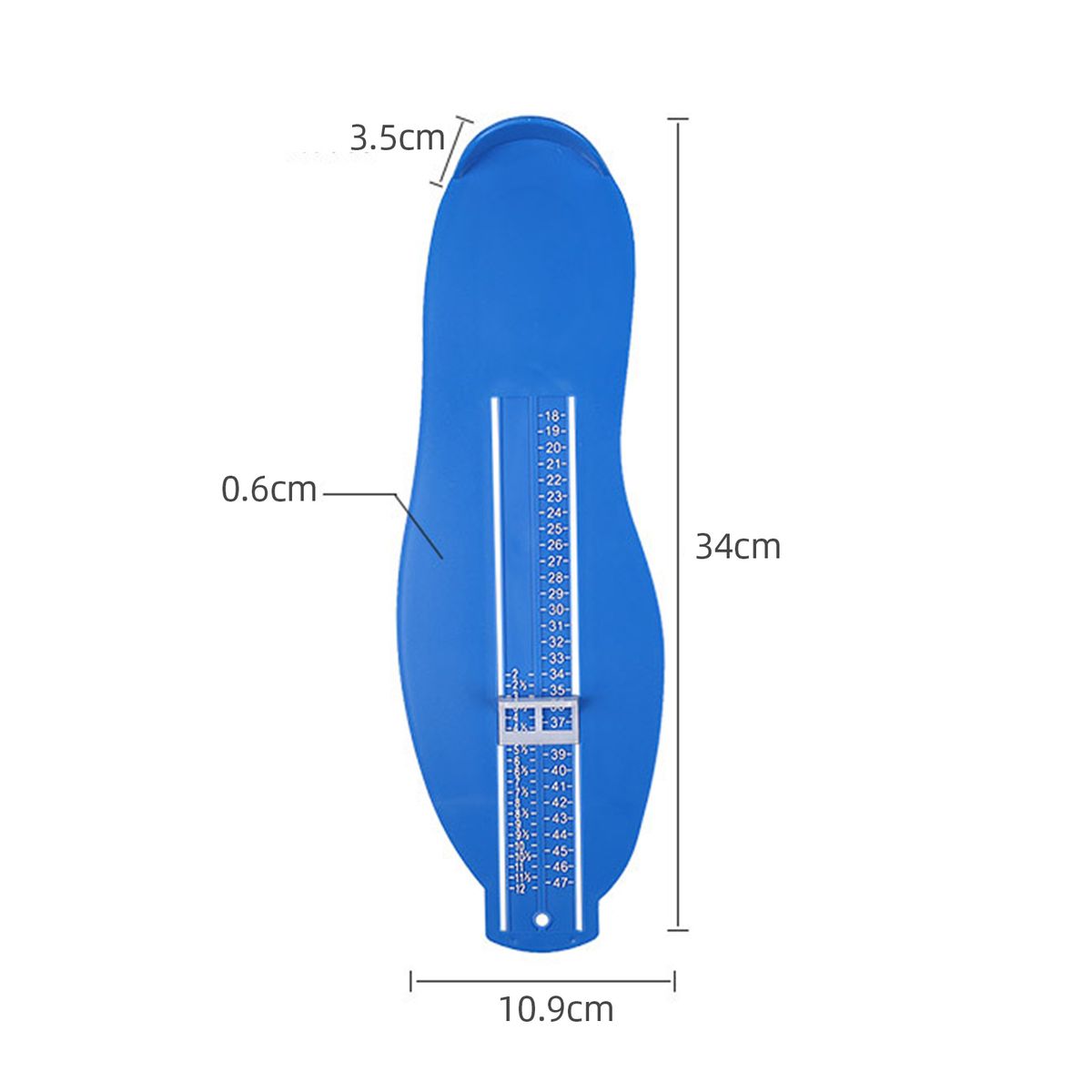 Foot Measuring Device For Kids Toddlers Adult Shoe Sizer