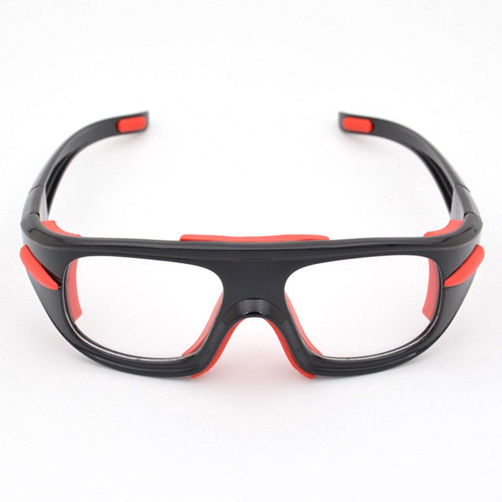Explosion-Proof Basketball Glasses Football Goggles Protective Frame Black