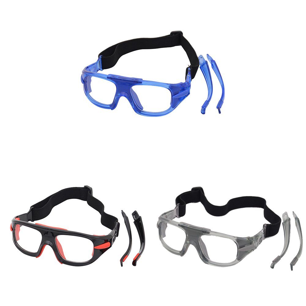 Explosion-Proof Basketball Glasses Football Goggles Protective Frame Black
