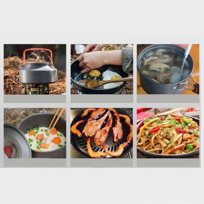Folding Camping Table Gas Stove Stand Windproof Picnic