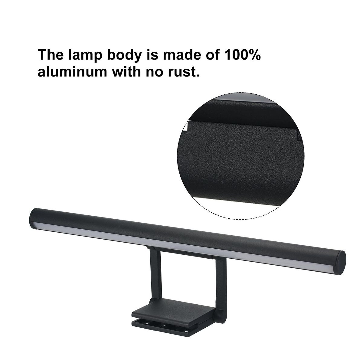 LED Desk Lamp USB Computer Monitor Screen Light Eye Protect Dimmable Table Lamp Bar Home Office Clamp