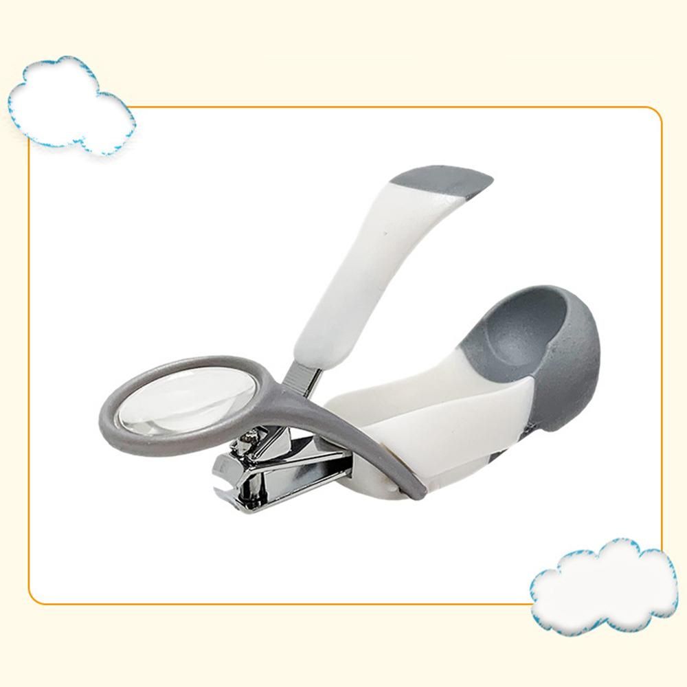 Baby Nail Clippers with 4X Magnifier Safety First for Newborn Toddlers Kids