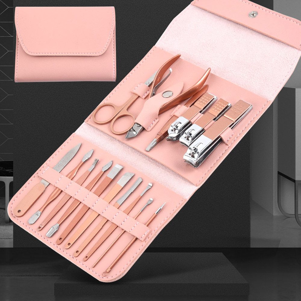 16pcs Manicure Pedicure Set Finger Toe Nail Clippers