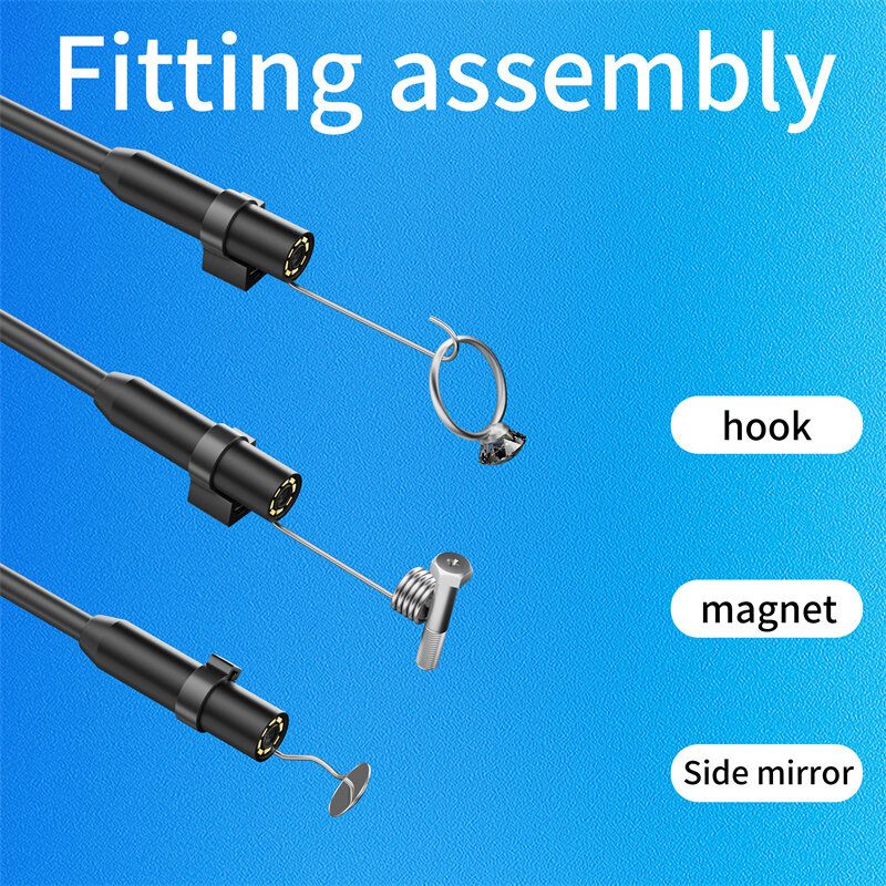 IOS Soft LineEndoscope Camera For IPhone APPLE 8MM Cars
